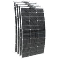 ASUNERGY RGN33-100A 100W 200W 300W 400W Flexible Waterproof Monocrystalline Solar Panel Kit 12V Camping Home Car Off-Grid System CE RoHS