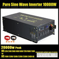 Pure Sine Wave Solar Inverter 12V 220V 10KW Off Grid PV 24V/36V/48V/60V/72V/96V/110V DC to 120V/230V AC Converter Wired Control PRIME RJ SOLAR PH