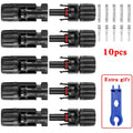 10/20/40/100/200 PCS PV Solar Connector DC 1000V 30A Connector Kit PV/MC Cables 2.5/4/6mm ² Plug For PV Solar Panel Components PRIME RJ SOLAR PH