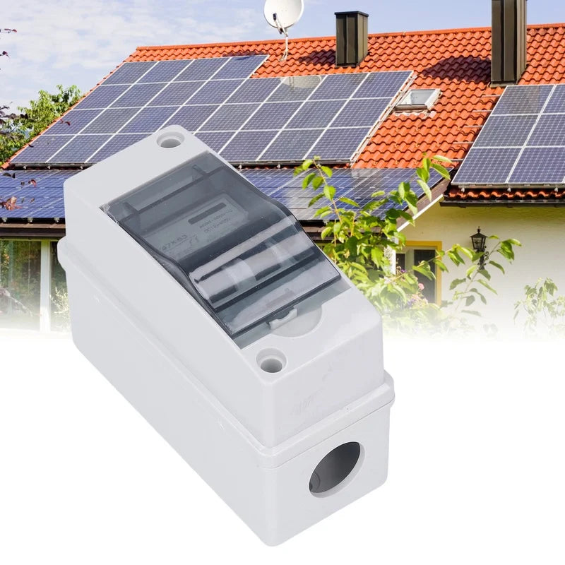 DC Miniature Circuit Breaker 2P 25A DC12V‑400V AC90‑400V Disconnecting Switch IP65 Waterproof for Solar PV System