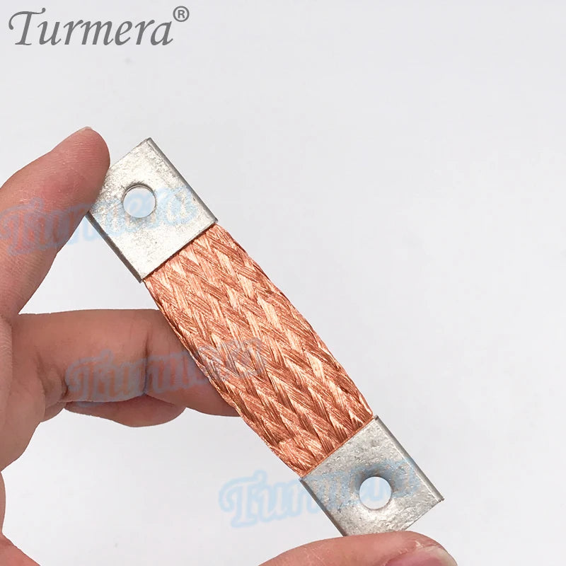 Busbar Lifepo4 Battery Flexible Copper Connecter 2mm Hole to Hole 53 57mm 74mm 400A Use in 12V 280Ah 310Ah 320Ah Lifepo4 Battery