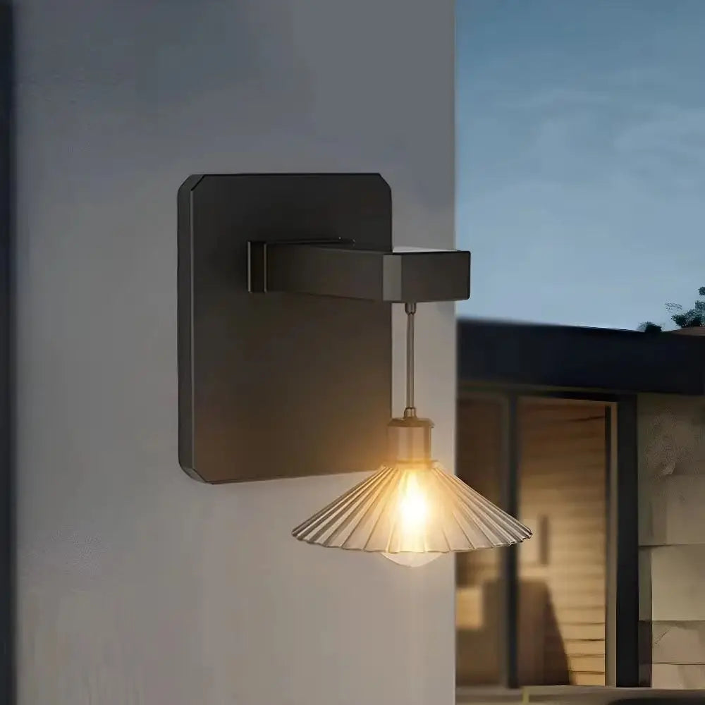Waterproof LED Solar Wall Lamp Warm Light Auto On/Off Motion Sensor Solar Shed Outdoor Garden Light