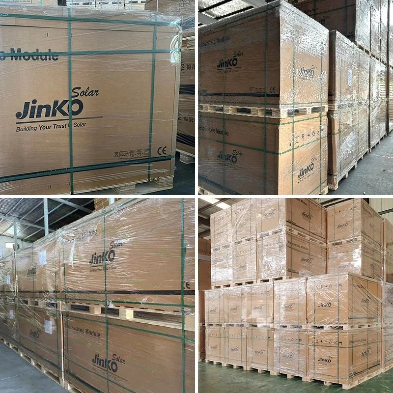 JINKO JKM625-650N-78HL4-BDV 625W 630W 650W N-Type Bifacial Solar Panel TUV IEC 12-Year Warranty Ready Stock