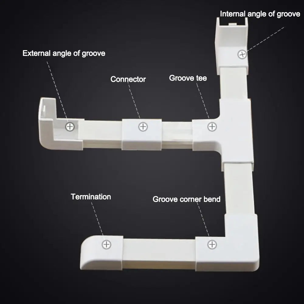 Wire Organizer PVC Junction Box Dust-proof Power Cable Protector Wire Protection Cover Durable Electrical Wire Box PRIME RJ SOLAR PH