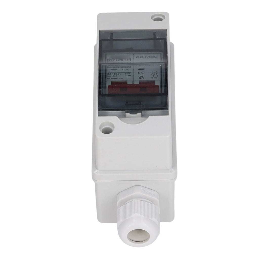 2P Circuit Breaker DC Circuit Breaker DC Circuit Breaker IP65 Waterproof DC Disconnect Switch for Solar PV System 2P 1000V