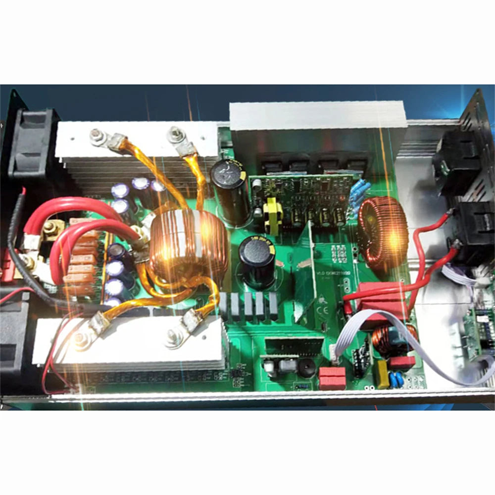 Pure Sine Wave Power Inverter 6000W 8000W DC 12V 24V 48V 60V 72V to AC 220V 60Hz Frequency Converter Dual Socket USB CE