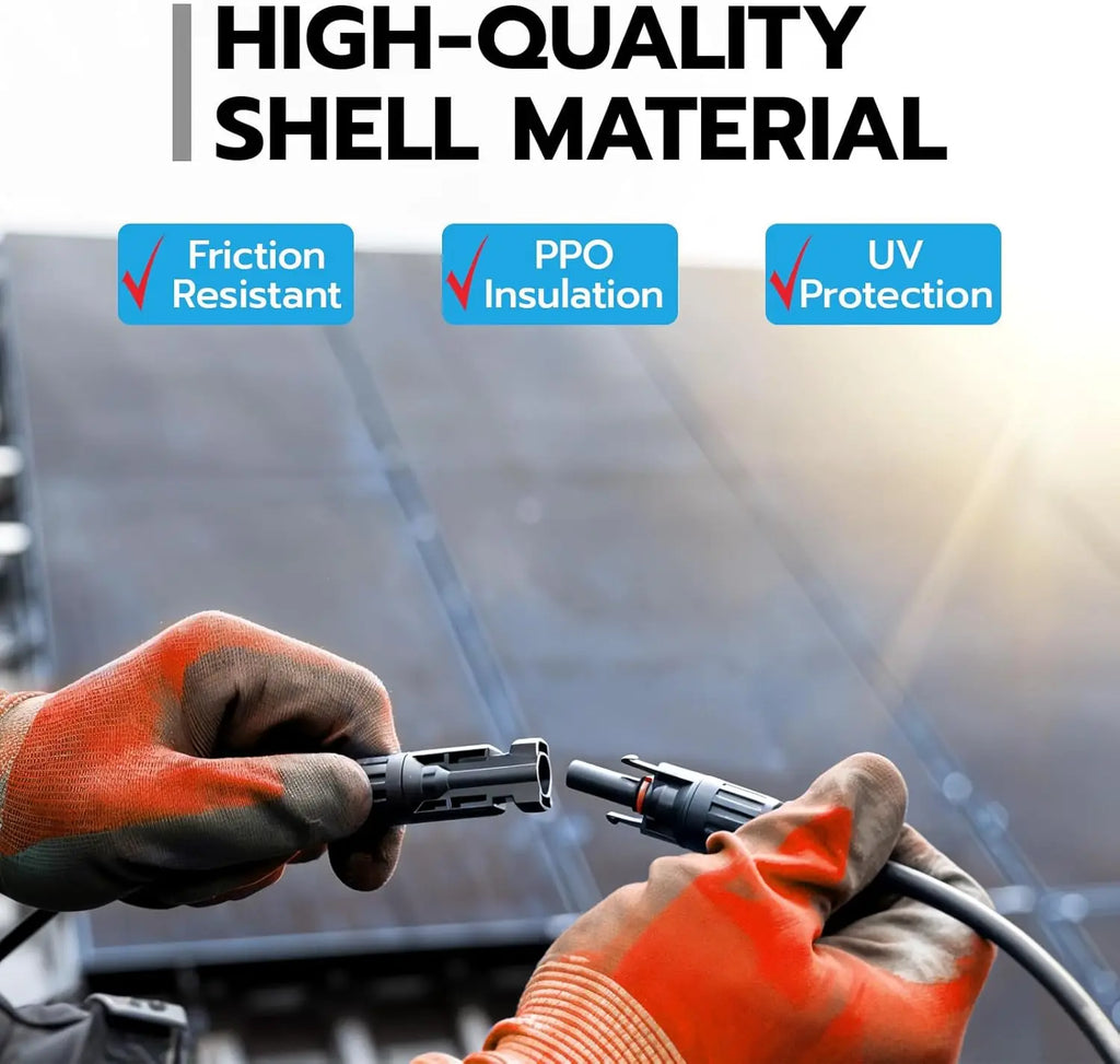 2Y Branch parallel connection 30A 1000V Electrical Solar Connector Photovoltaic 2pcs solar Panel Cable Wire Connect PRIME RJ SOLAR PH