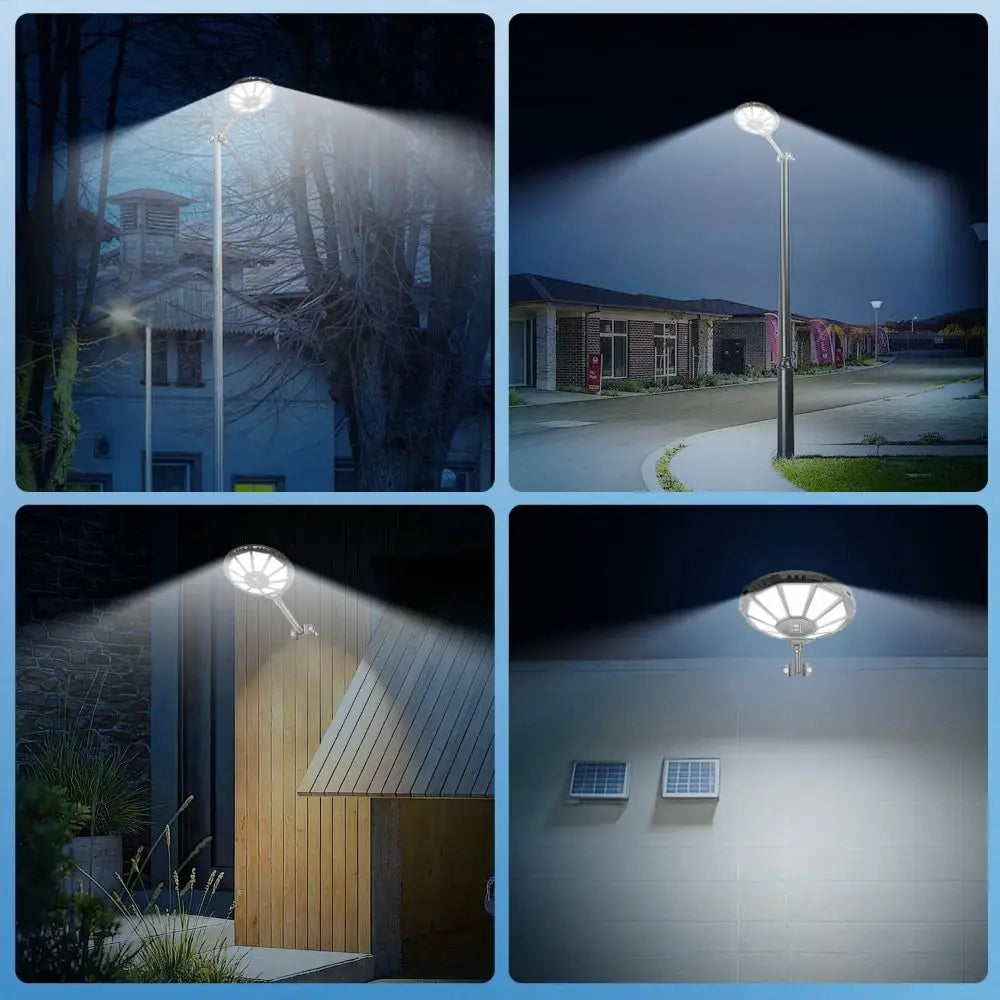 MCDB14C40 Solar Wall Light Wide-Angle 180-Degree Lighting Weather Resistant 3.2V 6000mAh Outdoor Security Light