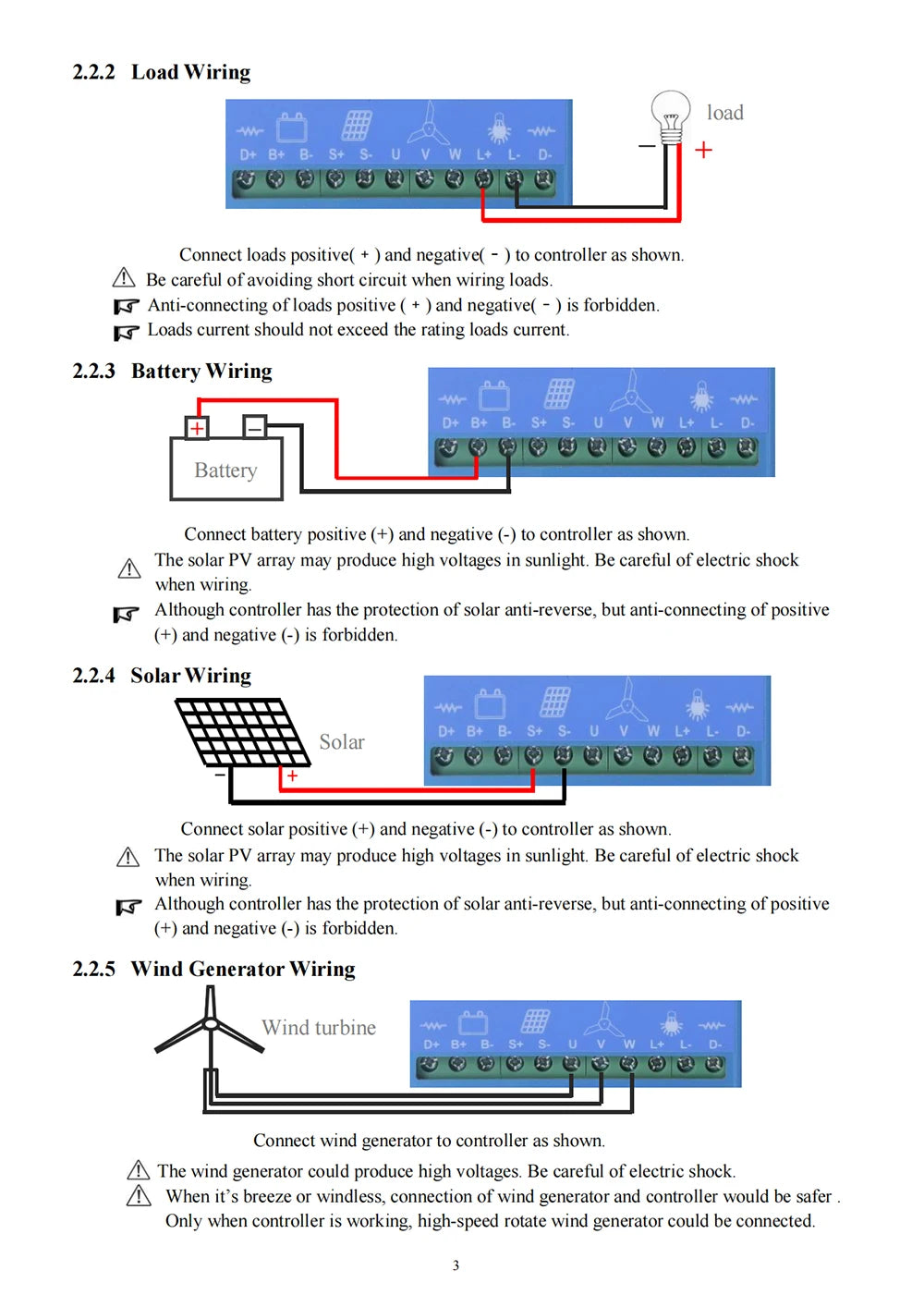 Max 10KW Wind & 4KW Solar MPPT Wind Solar Hybrid Charge Controller 12/24V/48V Auto Hybrid Controller With Dump Load Resistor