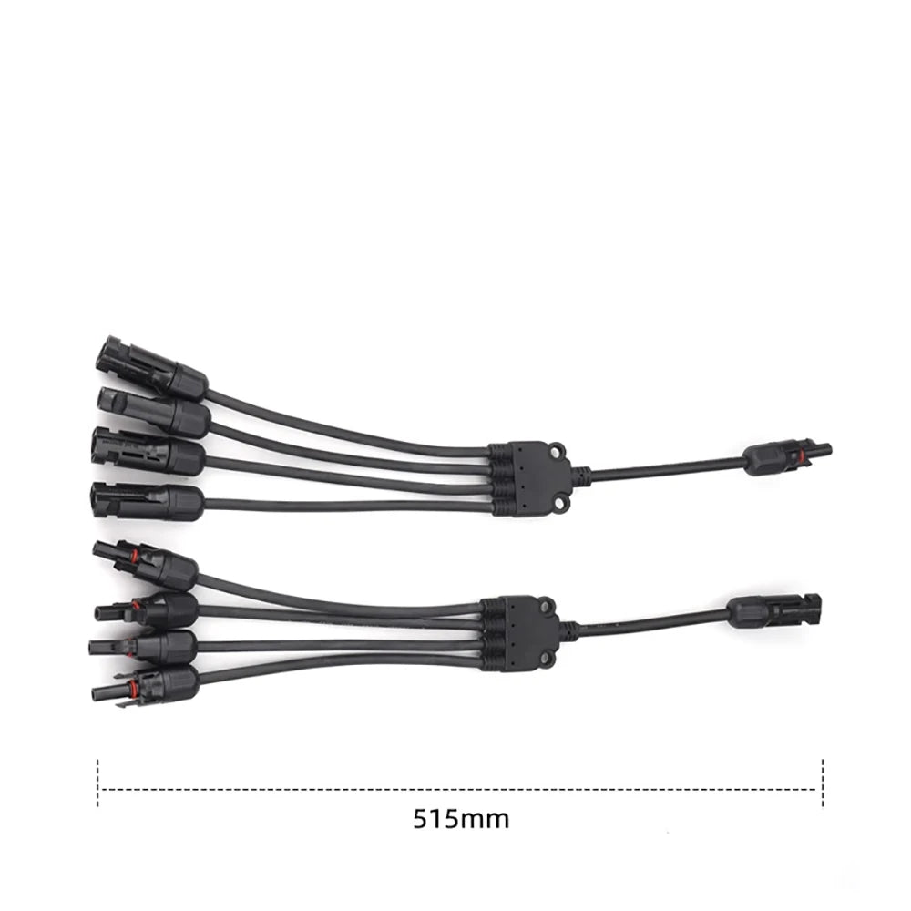 MC4 Solar Panel Cable Connector 30A 1000V MC3/4 Male Female with Solar Diode Fuse IP67 T Y Branch Solar Splitter