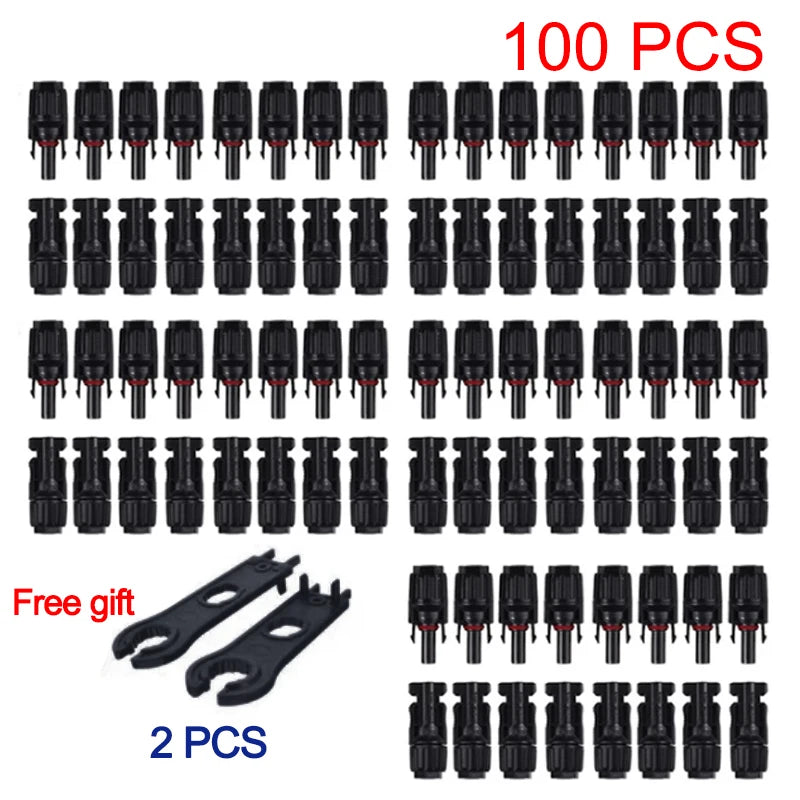10/20/100pcs Solar Connectors 1000V 30ASolar Panel Branch PV Connectors Photovoltaic Connect solar PRIME RJ SOLAR PH