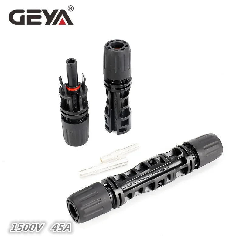 GEYA 5Pairs Solar Connector Male Female 30A 45A Solar Panel Branch Connectors for PV Cable 2.5/4/6mm2 1000VDC 15000VDC PRIME RJ SOLAR PH