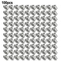 100Pcs Solar Panel Cable Clips Stainless Steel PV Cable Clamp For Home Kayaks Fishing Boats Wire Clip Set Photovoltaic System PRIME RJ SOLAR PH