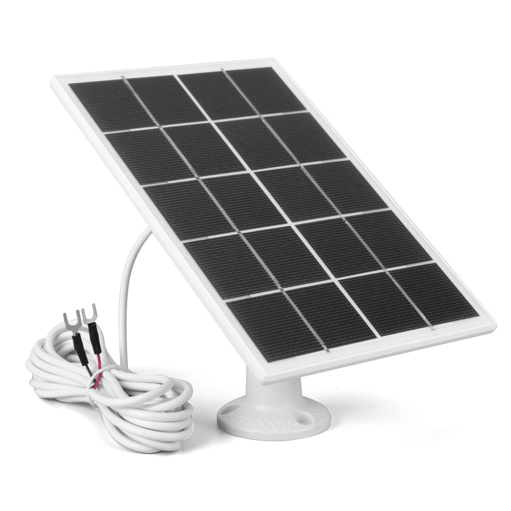 Solar Panel Charger Waterproof 20W 5V 1600MA Outdoor Solar Panels Type-C Output Lightweight for Wireless Outdoor Security Camera