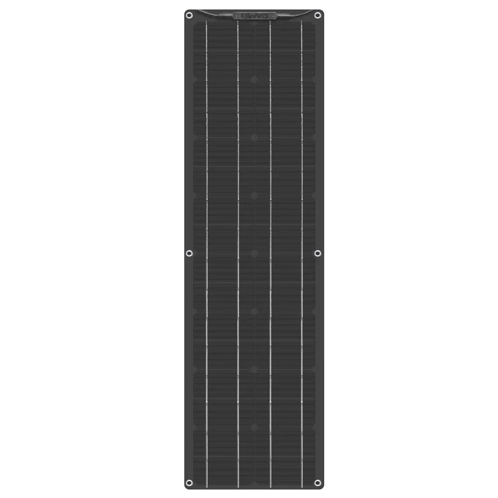 WUZECK Flexible Solar Panel kit 50 Watt  PV Module 100 Watt 12V 24V Solar cable Cell home outdoor Car Boat Battery camping trip PRIME RJ SOLAR PH