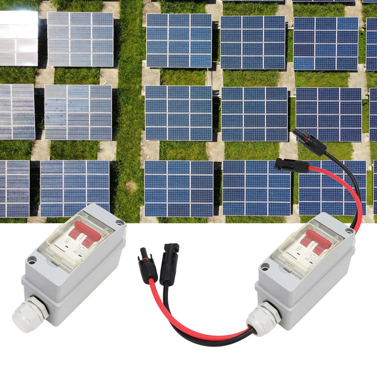MCB Circuit Breaker MCB 2P  500V 32A Disconnect  with IP65 Waterproof Distribution Box