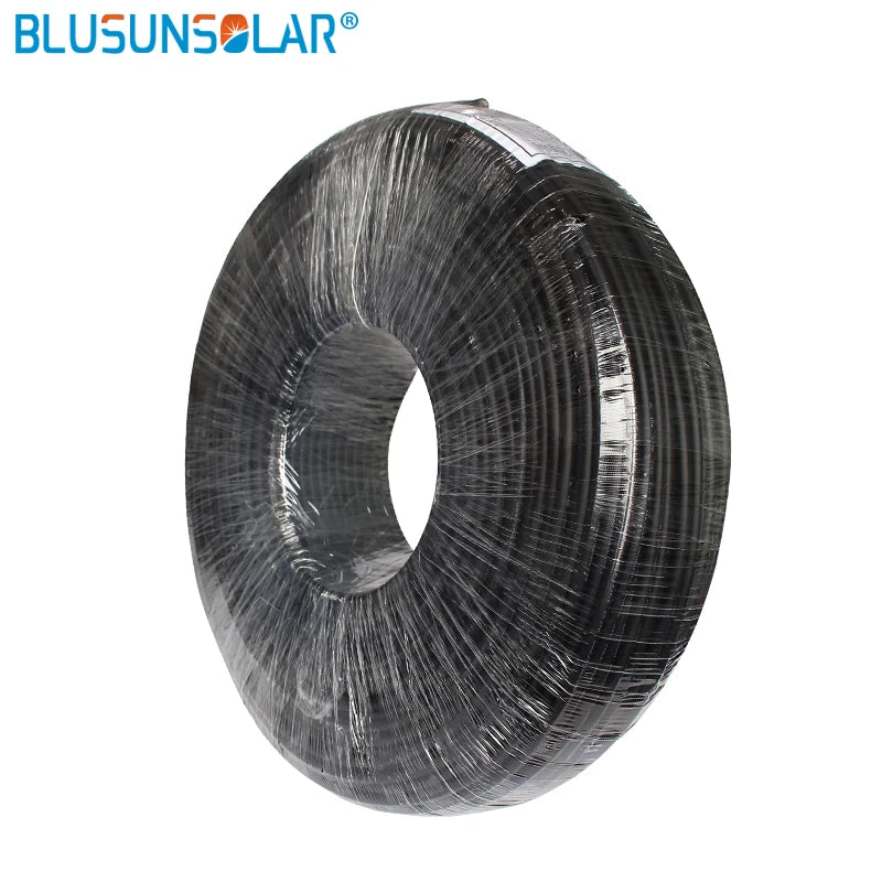 20 Meters 1500V Solar Photovoltaic Wire Red Black Single Core 4mm2/6mm2 12/10AWG Cable Tinned Copper XLPE Jacket for PV Panels PRIME RJ SOLAR PH