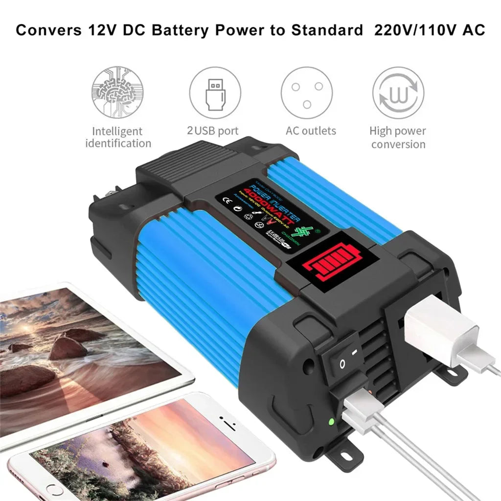 3000W Ultra High Power Solar Panel 12V-24V Efficient Charging Outdoor Household Camping Solar Power Generation System CE FCC
