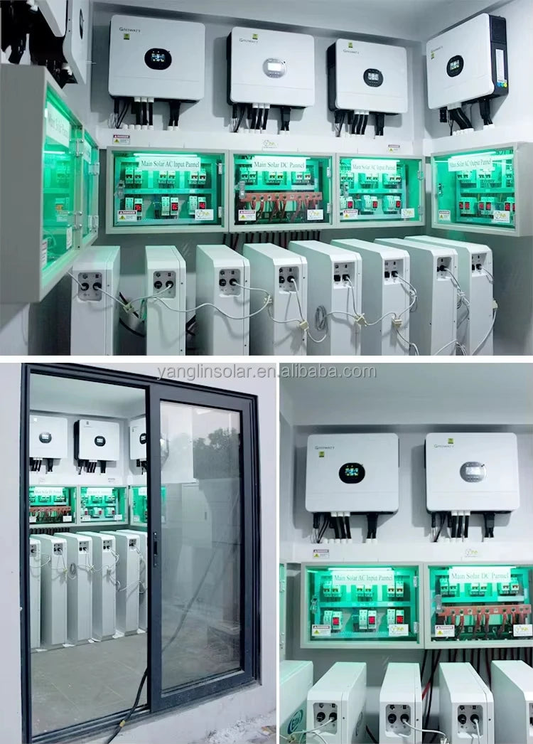 Growatt 6KW Off Grid Inverter Pure Sine Wave With WiFi Single Phase 48V 230V Grid Support Hybrid Inverter SPF 6000 ES Plus