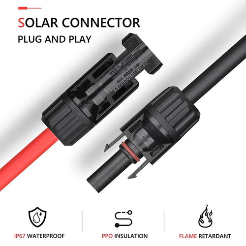 10/20/40/100/200 PCS PV Solar Connector DC 1000V 30A Connector Kit PV/MC Cables 2.5/4/6mm ² Plug For PV Solar Panel Components