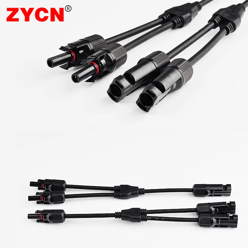 MC4 2Y 3Y 4Y IP68 PV Y Branch Parallel Connector 1000V 30A Male Female Waterproof Solar Panel 2.5-6mm2 Photovoltaic CE