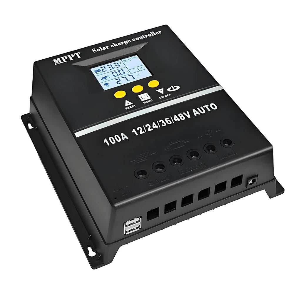 Y&H SY-Series 60A 80A 100A MPPT Solar Charge Controller 12V 24V 36V 48V Lead Acid Lithium Battery Regulator Dual USB CE