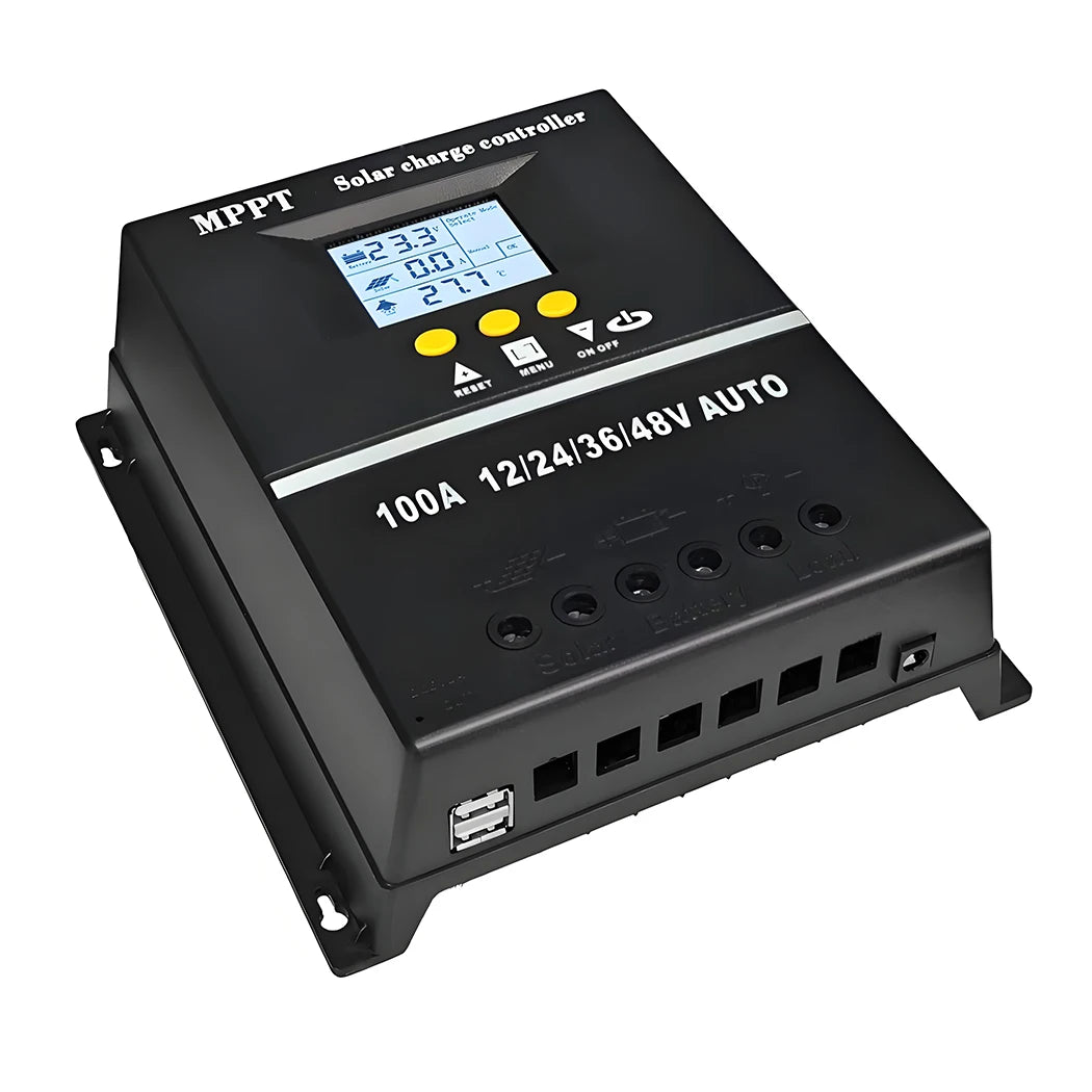 Y&H SY-Series 60A 80A 100A MPPT Solar Charge Controller 12V 24V 36V 48V Lead Acid Lithium Battery Regulator Dual USB CE