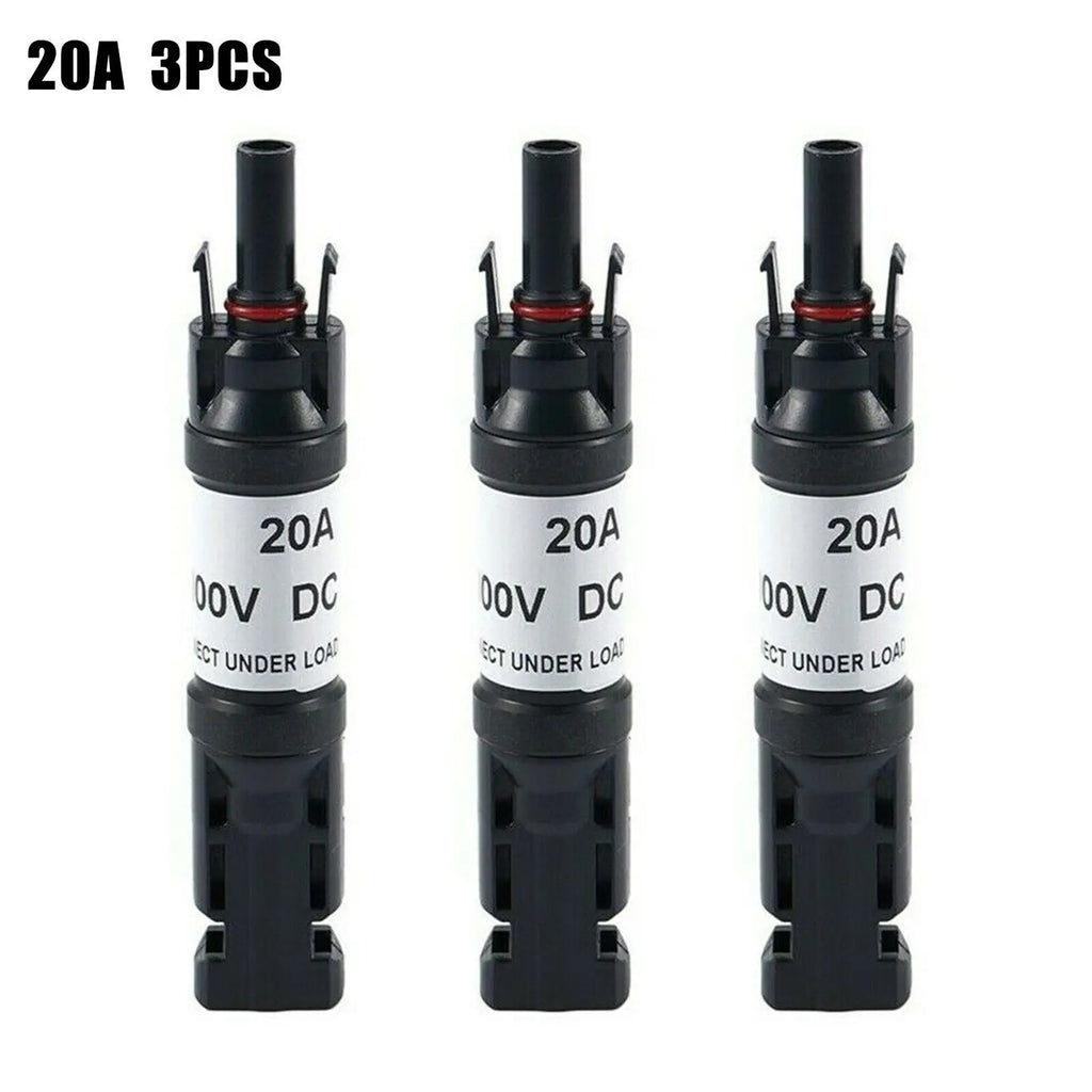 3pcs 10A 15A 20A 30A Photovoltaic Diode Connector Solar Panel Cable Connector PV Compatible With MC4 For Solar PV System PRIME RJ SOLAR PH