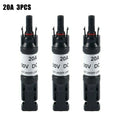 3pcs 10A 15A 20A 30A Photovoltaic Diode Connector Solar Panel Cable Connector PV Compatible With MC4 For Solar PV System PRIME RJ SOLAR PH