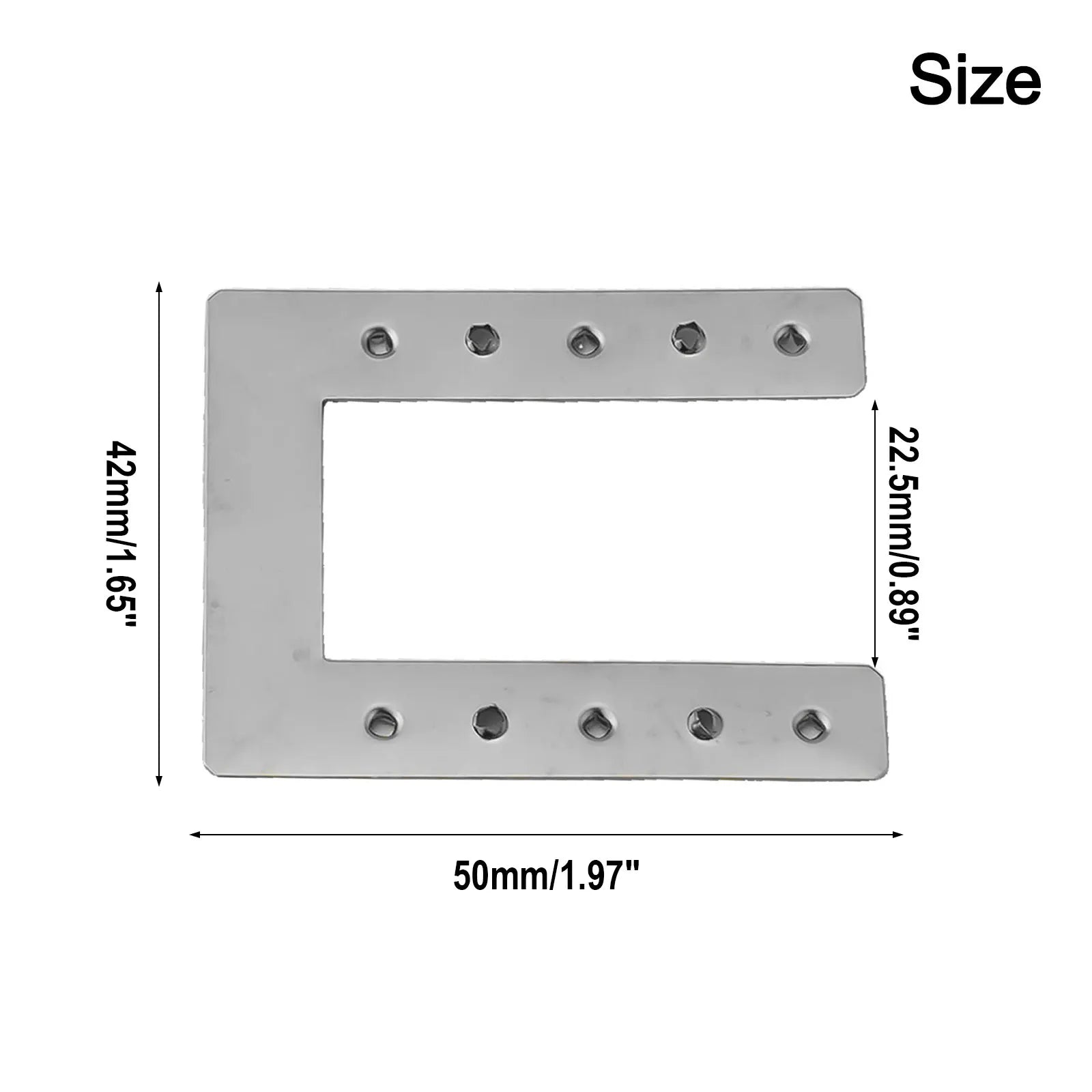 50-Piece Solar Panel Cable Clamp Grounding Washer for PV Roof Ground Shed Greenhouse Applications
