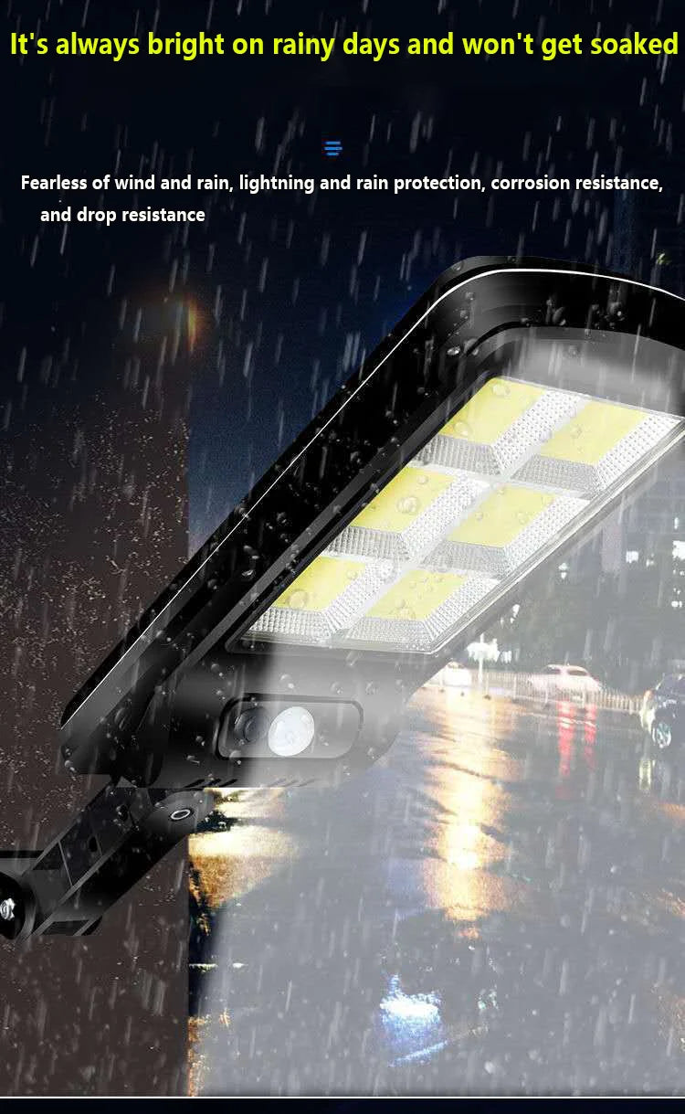 XGJY JS0099 Solar LED Light Outdoor Waterproof 3 Lighting Modes Ultra Bright Street Light Garden Holiday Decorative CCC CQC FCC GS LVD UL 6-Year Warranty