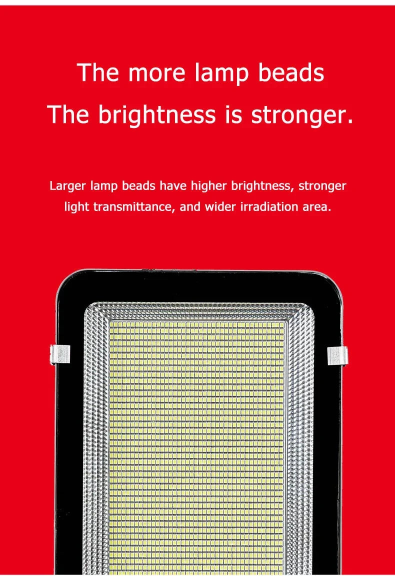 Solar Street Light 5000000LM Outdoor Solar Led Light Waterproof IP67 Solar Garden Lights for Plaza Garden Yard YX123TB
