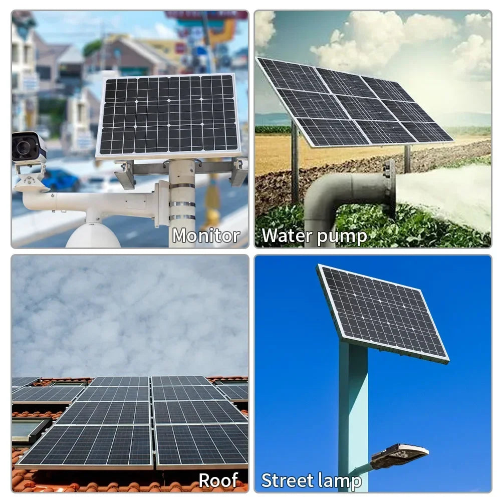 3000W Ultra High Power Solar Panel 12V 24V Efficient Charging Outdoor Household Camping Solar Power Generation System CE FCC