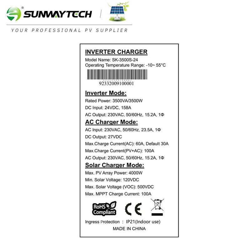 3KW 5KW 10KW Home Use Hybrid Solar Inverter Pure Sine Wave MPPT Inverters for LiFePO4 Lead Acid Battery Off and On Gird System