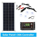 LUXUGLOW 20W-1000W Solar Panel 12V 100A Controller Phone RV Car MP3 PAD Outdoor Battery Camping Charger