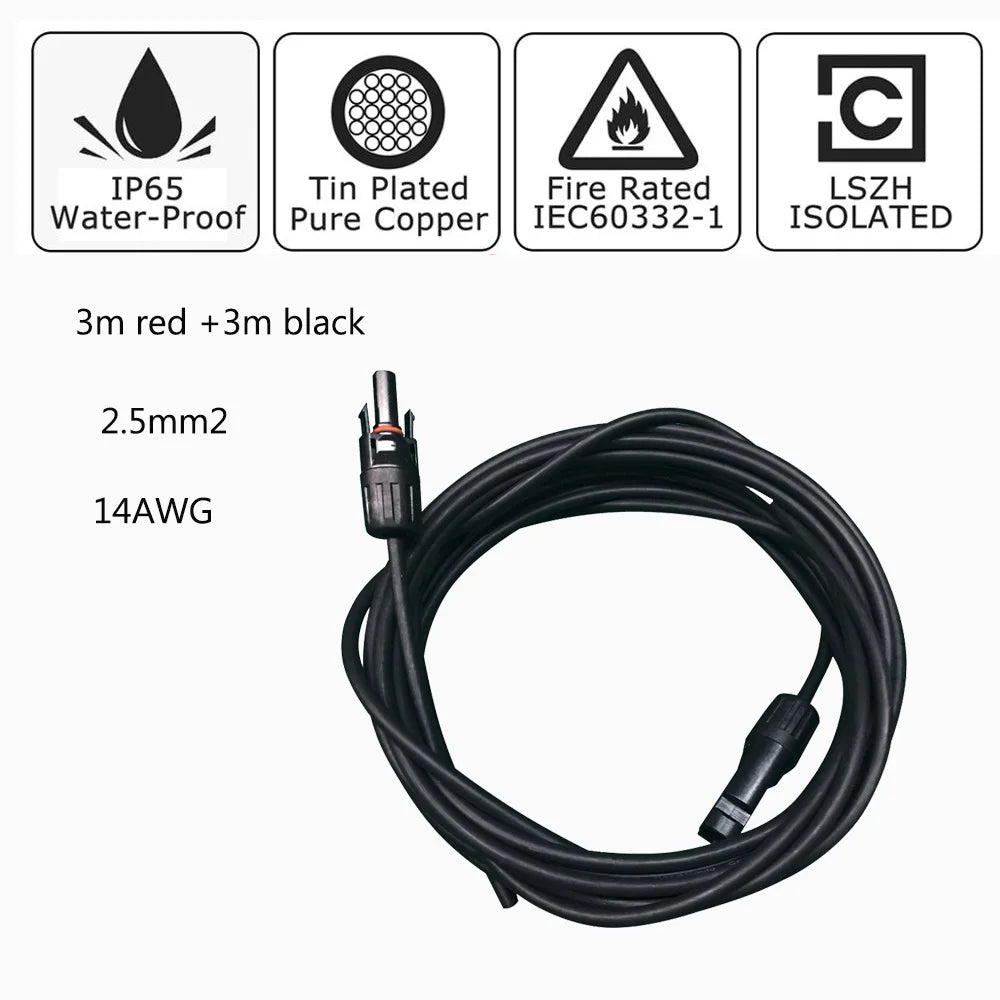 WUZECK Flexible Solar Panel kit 50 Watt  PV Module 100 Watt 12V 24V Solar cable Cell home outdoor Car Boat Battery camping trip PRIME RJ SOLAR PH