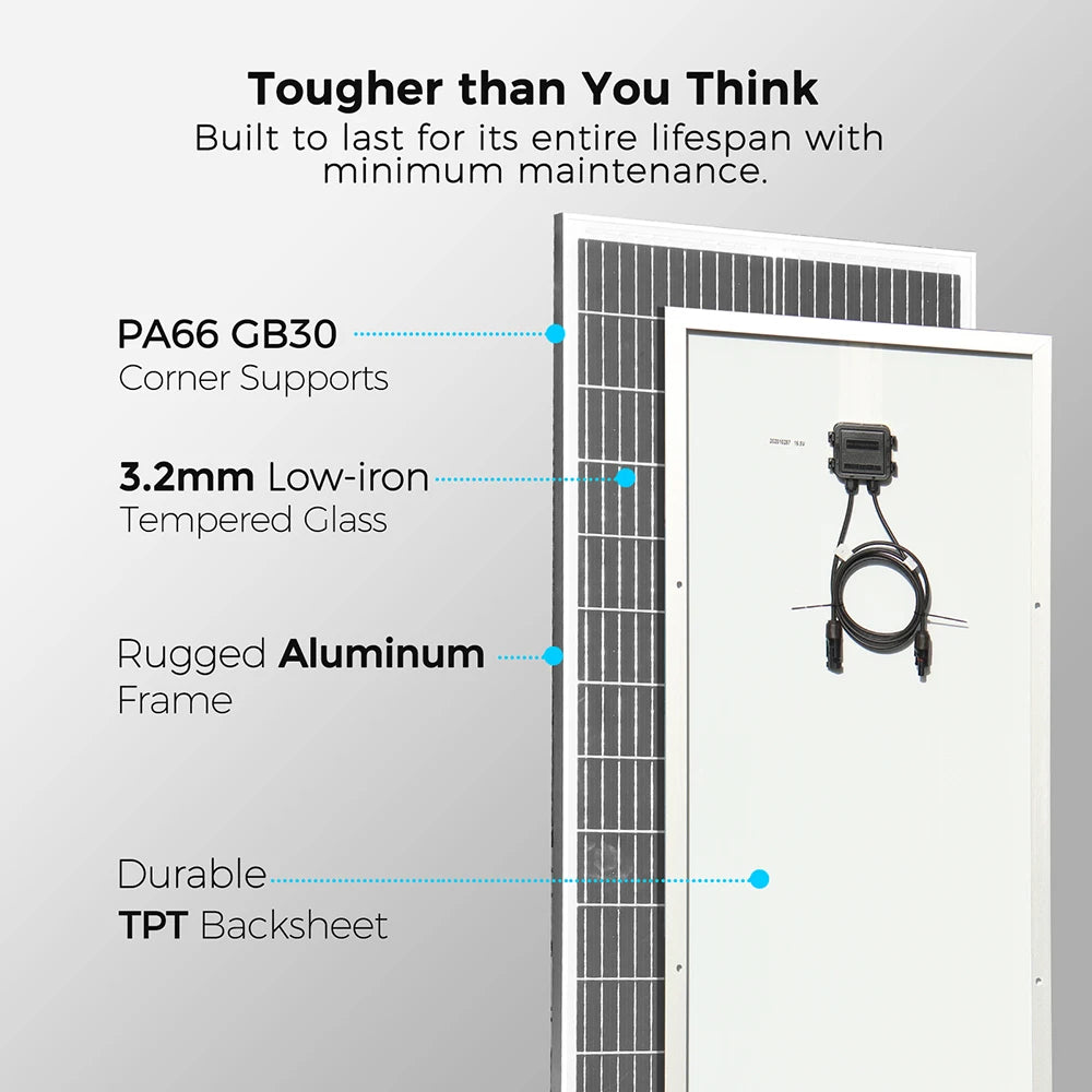 XINPUGUANG Rigid Glass Solar Panel Monocrystalline 10W 25W 50W 100W 200w Power Generation PV Panel charge  paneles solares PRIME RJ SOLAR PH