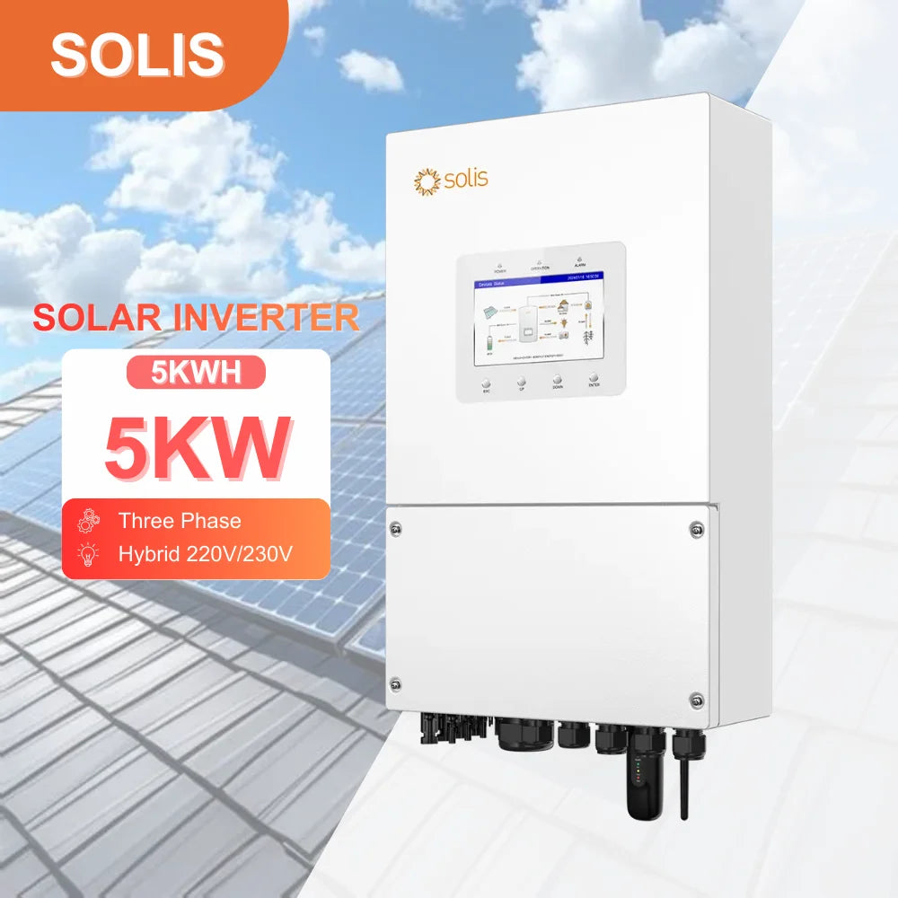 Solis Hybrid Solar Inverter 5000W S6-EH2P5K02-SV-YD-L Low Voltage Split-phase Grids for Commercial System PRIME RJ SOLAR PH