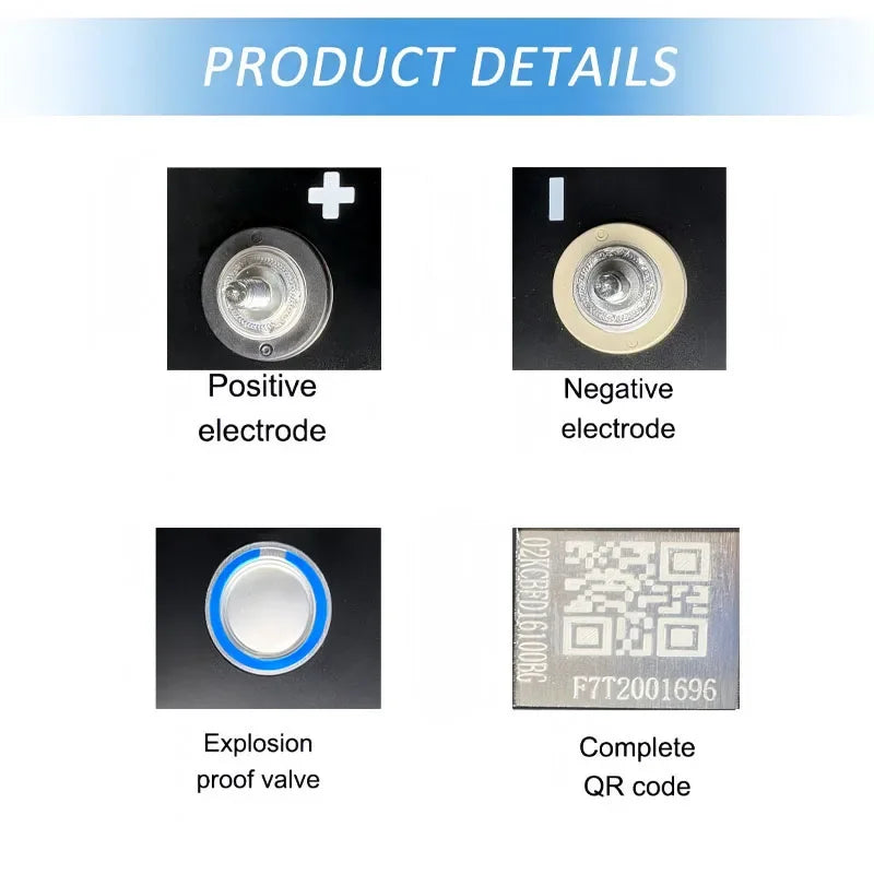 16pcs 3.2V 360Ah 340Ah 105Ah 100Ah Lifepo4 Battery Lithium Iron Phosphate Cell For 12v 24v RV Campers Golf Cart Battery Tax Free