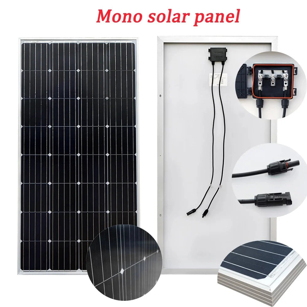 6000W 3kW Solar Panel 18V High Efficiency Flexible Portable Power Bank Outdoor Home RV Camping Battery Charging CE FCC