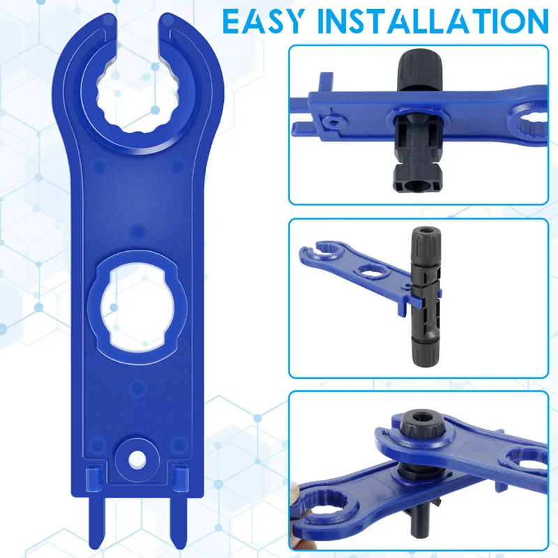 1/6/10pcs Solar PV Connector Kit - 1000V 30A Photovoltaic Panel Plug with Wrench for 2.5/4/6mm² MC4 Cable B2 PRIME RJ SOLAR PH