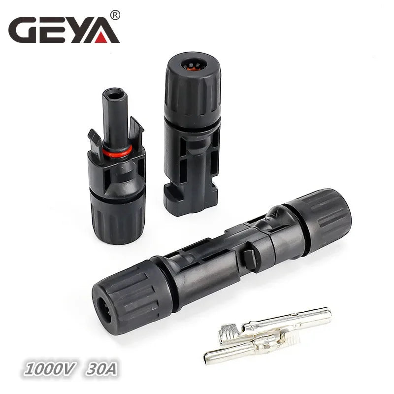 GEYA 5Pairs Solar Connector Male Female 30A 45A Solar Panel Branch Connectors for PV Cable 2.5/4/6mm2 1000VDC 15000VDC PRIME RJ SOLAR PH