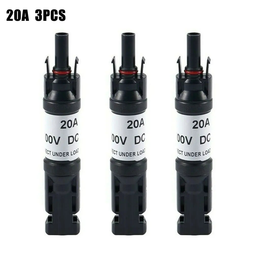3pcs 10A 15A 20A 30A Photovoltaic Diode Connector Solar Panel Cable Connector PV Compatible With MC4 For Solar PV System PRIME RJ SOLAR PH