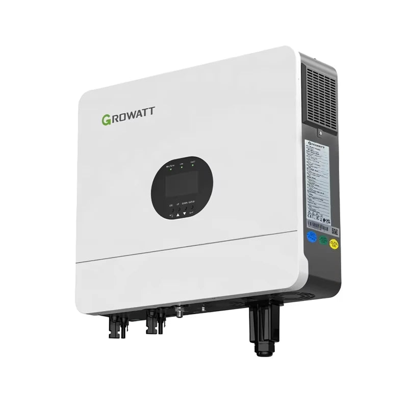 Growatt 6KW Off Grid Inverter Pure Sine Wave With WiFi Single Phase 48V 230V Grid Support Hybrid Inverter SPF 6000 ES Plus