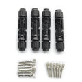 2 Pairs Solar Connector 1000V Solar Plug 30A for PV Cable Connection UV Resistant IP67 Male Female Connector PRIME RJ SOLAR PH