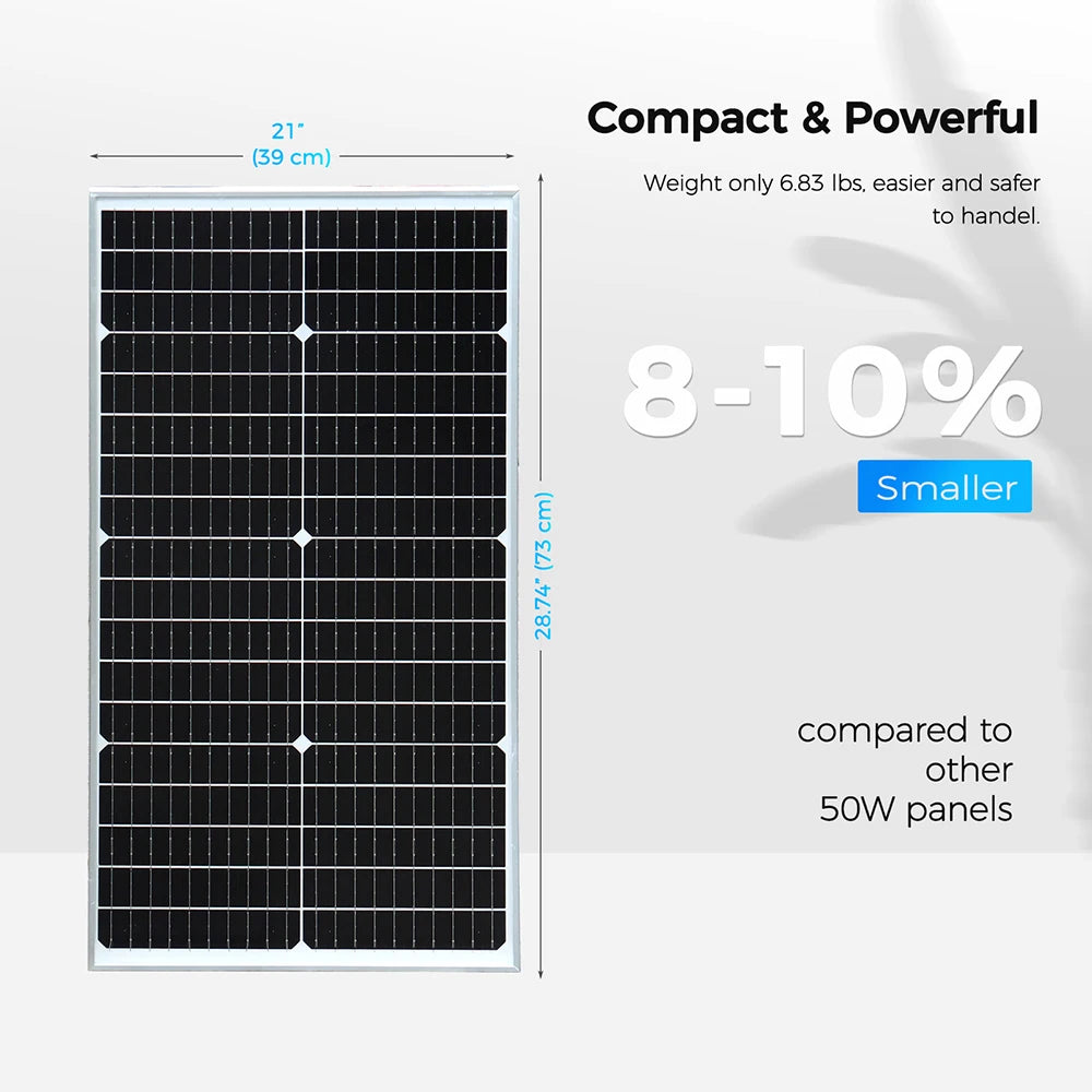 XINPUGUANG Rigid Glass Solar Panel Monocrystalline 10W 25W 50W 100W 200w Power Generation PV Panel charge  paneles solares PRIME RJ SOLAR PH