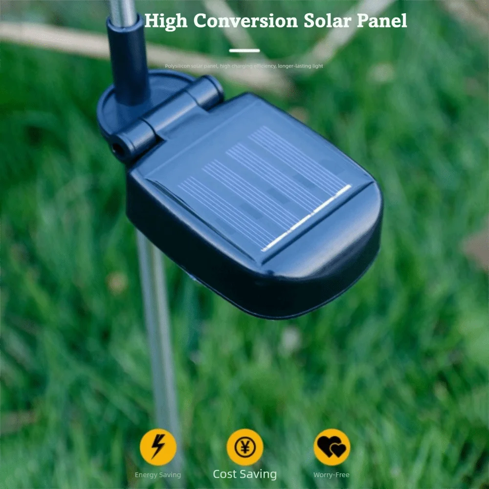 Solar Powered Solar Light Waterproof IP65 Rated Solar Pathway Light 3000K Tungsten Filament Stake Lights Outdoor Garden Light