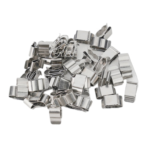50/20Pcs 304 Stainless Steel Solar PV Cable Clips Clamp For PV Solar Cable Wire Installation Photovoltaic General High-Quality PRIME RJ SOLAR PH