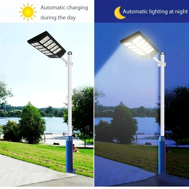 Solar Street Light 5000000LM Outdoor Solar Led Light Waterproof IP67 Solar Garden Lights for Plaza Garden Yard YX123TB