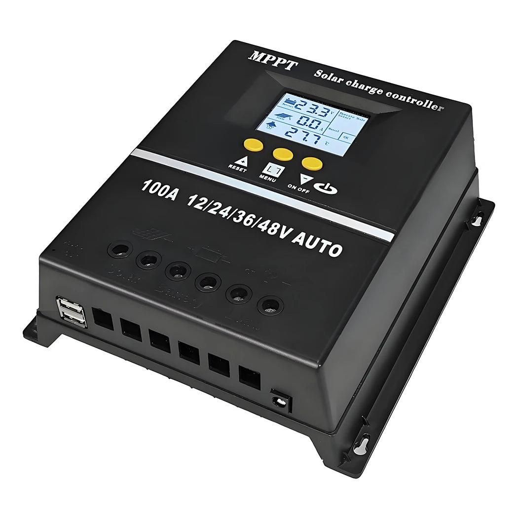 Y&H SY-Series 60A 80A 100A MPPT Solar Charge Controller 12V 24V 36V 48V Lead Acid Lithium Battery Regulator Dual USB CE